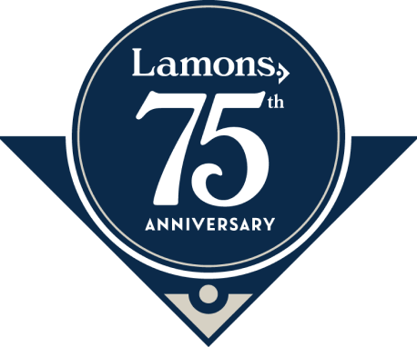 Lamons 75th Anniversary logo