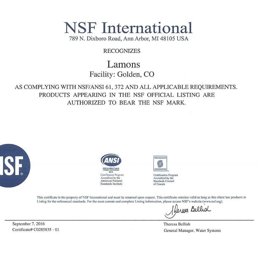 NSF Certification Denver